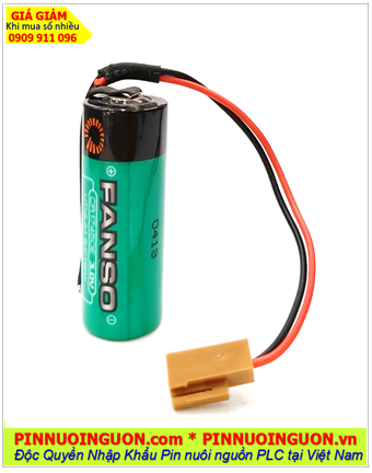 Fanso CR17450E; Pin nuôi nguồn FANSO CR17450E lithium 4/5A 3V 2200mAh chính hãng (ZẮC CẮM)